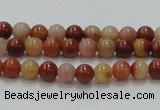 CRS02 15.5 inches 6mm round rainbow stone beads wholesale
