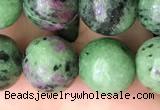 CRZ774 15.5 inches 12mm round ruby zoisite beads wholesale