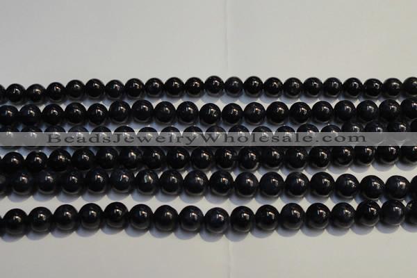 CRZ957 15.5 inches 6mm - 6.5mm round A+ grade natural sapphire beads