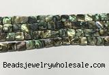 CSB4144 15.5 inches 10*10mm square abalone shell beads wholesale