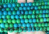 CSBS04 15 inches 8mm round synthetic chrysocolla gemstone beads wholesale