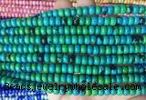 CSBS07 15 inches 4*6mm rondelle synthetic chrysocolla gemstone beads wholesale