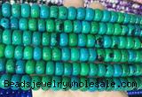 CSBS09 15 inches 6*10mm rondelle synthetic chrysocolla gemstone beads wholesale CSBS09 15 inches 6*10mm rondelle synthetic chrysocolla gemstone beads wholesale