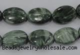 CSH50 15.5 inches 15*20mm oval natural seraphinite gemstone beads