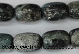 CSI65 15.5 inches 13*18mm drum silver scale stone beads wholesale