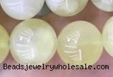CSJ314 15.5 inches 9mm round serpentine new jade beads