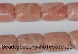 CSM21 15.5 inches 13*18mm rectangle salmon stone beads wholesale