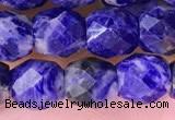 CSO850 15.5 inches 6*6mm faceted drum sodalite beads wholesale