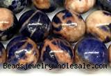 CSO923 15 inches 10mm round orange sodalite beads