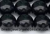 CSQ543 15 inches 12mm round black morion smoky quartz beads