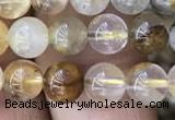 CSQ801 15.5 inches 6mm round scenic quartz beads wholesale