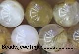 CSQ804 15.5 inches 12mm round scenic quartz beads wholesale