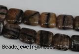 CST42 15.5 inches 12*12mm square staurolite gemstone beads wholesale