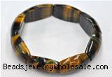 CTB21 12*18mm 7.5 inches tiger eye stretch bracelet wholesale