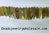 CTD2164 Top drilled 8*20mm - 10*40mm sticks agate gemstone beads