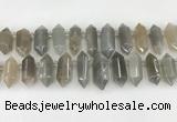 CTD2393 Top drilled 13*30mm - 14*42mm sticks moonstone beads CTD2393 Top drilled 13*30mm - 14*42mm sticks moonstone beads