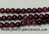 CTE135 15.5 inches 6mm round dyed tiger eye gemstone beads