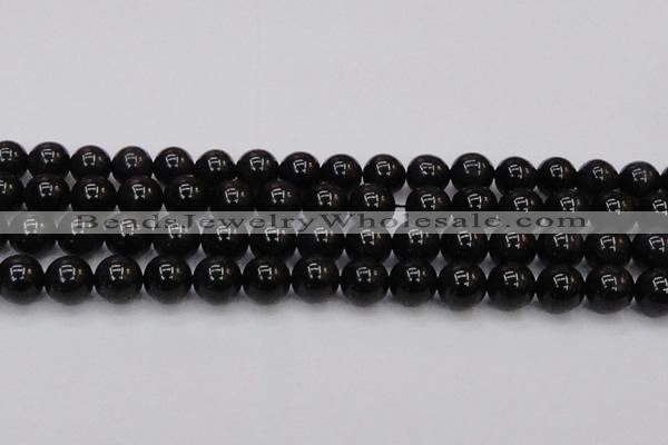 CTE1615 15.5 inches 14mm round A grade black tiger eye beads
