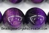 CTE2416 15 inches 12mm round purple tiger eye beads