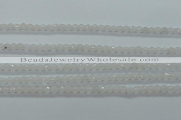 CTG420 15.5 inches 3mm faceted round tiny dyed candy jade beads