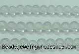 CTG44 15.5 inches 2mm round tiny white crystal beads wholesale