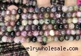 CTO671 15.5 inches 7mm round natural tourmaline beads wholesale