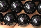 CTO702 15.5 inches 8mm round black tourmaline beads wholesale