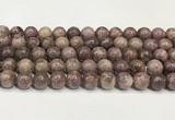 CTO722 15.5 inches 10mm round Chinese tourmaline beads