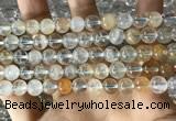 CTZ12 15.5 inches 8mm round natural topaz gemstone beads