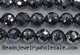 CTZ621 15.5 inches 6mm faceted round terahertz beads wholesale