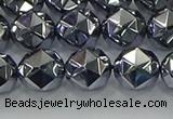 CTZ632 15.5 inches 8mm faceted nuggets terahertz beads wholesale