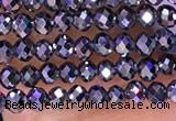 CTZ651 15.5 inches 2mm faceted round tiny terahertz beads