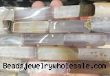 CUBS100 15 inches 12*40mm cuboid agate gemstone beads wholesale CUBS100 15 inches 12*40mm cuboid agate gemstone beads wholesale