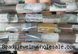 CUBS105 15 inches 10*20mm cuboid agate gemstone beads wholesale