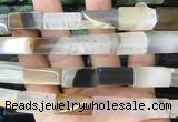 CUBS107 15 inches 10*20mm cuboid agate gemstone beads wholesale