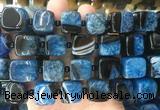 CUBS131 15 inches 14*15mm cube agate gemstone beads wholesale
