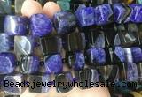 CUBS134 15 inches 14*15mm cube agate gemstone beads wholesale CUBS134 15 inches 14*15mm cube agate gemstone beads wholesale