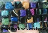 CUBS135 15 inches 14*15mm cube agate gemstone beads wholesale CUBS135 15 inches 14*15mm cube agate gemstone beads wholesale