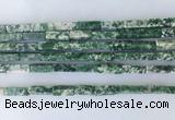 CUBS14 15 inches 4*13mm cuboid Qinghai jade beads wholesale