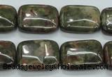 CUJ05 15.5 inches 15*20mm rectangle autumn jasper gemstone beads