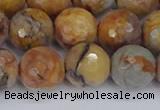 CVJ25 15.5 inches 12mm faceted round venus jasper beads wholesale