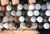 CWJ572 15.5 inches 12mm round Arizona petrified wood jasper beads