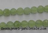 CXJ102 15.5 inches 8mm faceted round New jade beads wholesale