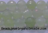 CXJ220 15.5 inches 10mm faceted round New jade beads wholesale