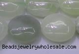 CXJ228 15.5 inches 25mm flat round New jade beads wholesale