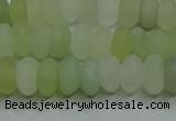 CXJ312 15.5 inches 6*10mm rondelle matte New jade beads wholesale