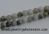 CYQ02 15.5 inches 6mm round natural pyrite quartz beads wholesale