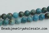 CYQ51 15.5 inches 6mm round dyed pyrite quartz beads wholesale