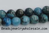 CYQ53 15.5 inches 10mm round dyed pyrite quartz beads wholesale