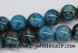 CYQ65 15.5 inches 12mm round dyed pyrite quartz beads wholesale